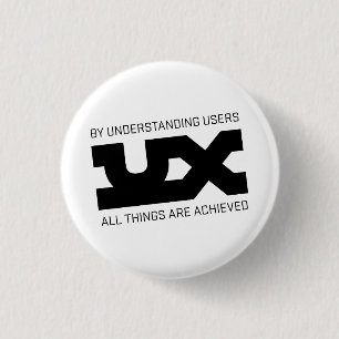 Bóton Redondo 2.54cm Mantras de UX
