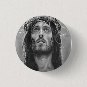 BÓTON REDONDO 2.54CM MARCA NOVA! - CRACHÁ TRASEIRO DO CRISTO JESUS