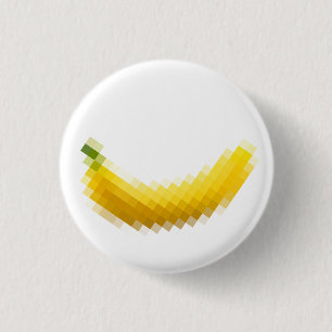 Bóton Redondo 2.54cm Marcador de Posição de Banana