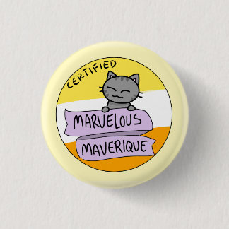 Bóton Redondo 2.54cm Maverique maravilhoso