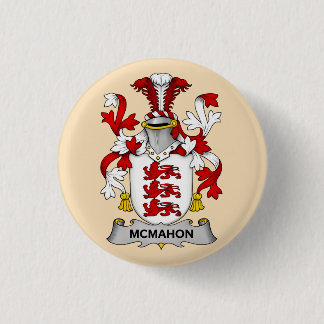 Bóton Redondo 2.54cm McMahon Family Coat of Arms Button 
