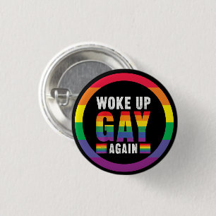 Bóton Redondo 2.54cm Mês do Orgulho LGBT com tema de arco-íris
