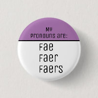 Meus pronomes são Fae Faer Faers