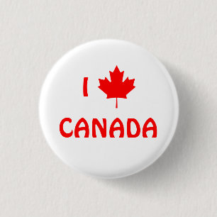 Bóton Redondo 2.54cm Mim botão de Canadá da folha de bordo