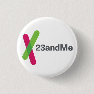 Bóton Redondo 2.54cm Mini-Botão do logotipo 23andMe