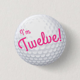 Bóton Redondo 2.54cm Mini Golf Balls Festas de aniversário Crianças Ros