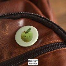 Mínimo Retroativo Mínimo de Maçã Verde de Crochet