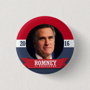 BÓTON REDONDO 2.54CM MITT ROMNEY 2016