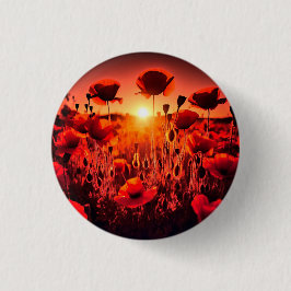 Bóton Redondo 2.54cm Mohn im Gegenlicht