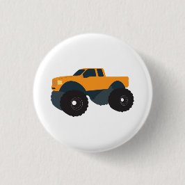 Bóton Redondo 2.54cm Monster Truck Vehicle