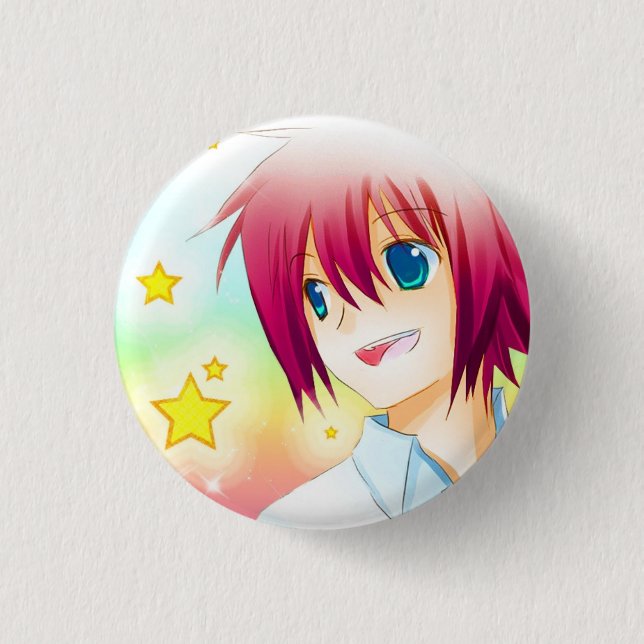 Bóton Redondo 2.54cm - mosca-ícone obtido (Frente)