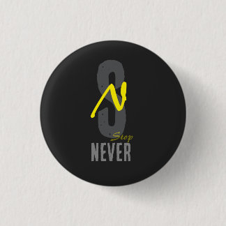 Bóton Redondo 2.54cm Motivational Minimal Button Pin – Positive Energy