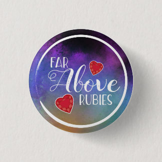 Bóton Redondo 2.54cm Mulher virtuoso dos provérbio 31 distante acima do