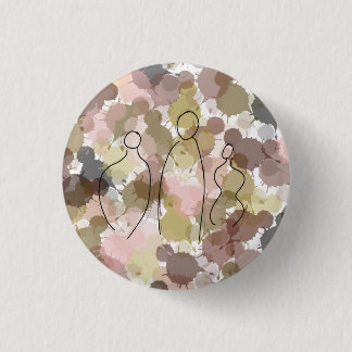 Bóton Redondo 2.54cm Mulheres de todas as classes sociais