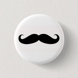 Bóton Redondo 2.54cm Mustachify Pin