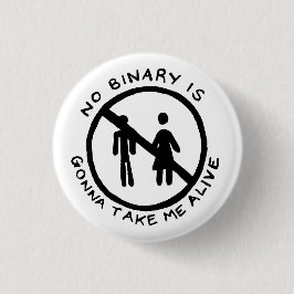 Bóton Redondo 2.54cm NÃO BINÁRIO ESTÁ INDO TOMAR-ME o botão VIVO