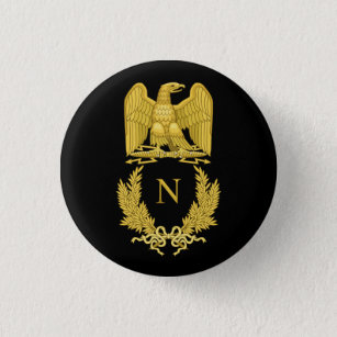 Bóton Redondo 2.54cm Napoleon Emblem