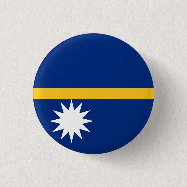 Bóton Redondo 2.54cm Nauru Flag (Frente)