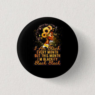 Bóton Redondo 2.54cm Negro Negro Negro a cada mês História Negra BHM Af