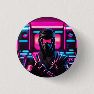Bóton Redondo 2.54cm neon ninja