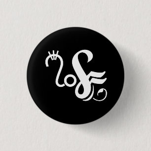 Bóton Redondo 2.54cm Neural Glyph