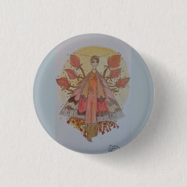 Bóton Redondo 2.54cm Noite do Nighty, Cheri pouco botão