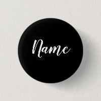 Nome Branco sobre fundo preto