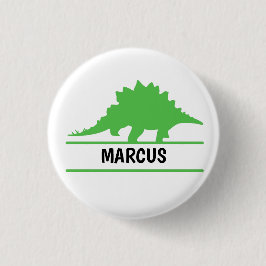 Bóton Redondo 2.54cm Nome do dinossauro