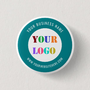 Bóton Redondo 2.54cm Nome personalizado do logotipo Cores do site Promo