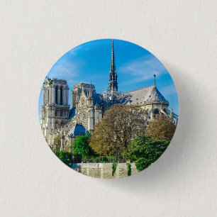 Bóton Redondo 2.54cm Notre Dame de Paris, França