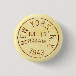 Bóton Redondo 2.54cm Nova Iorque 1943