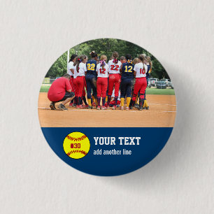 Bóton Redondo 2.54cm Número feito sob encomenda do nome da foto da