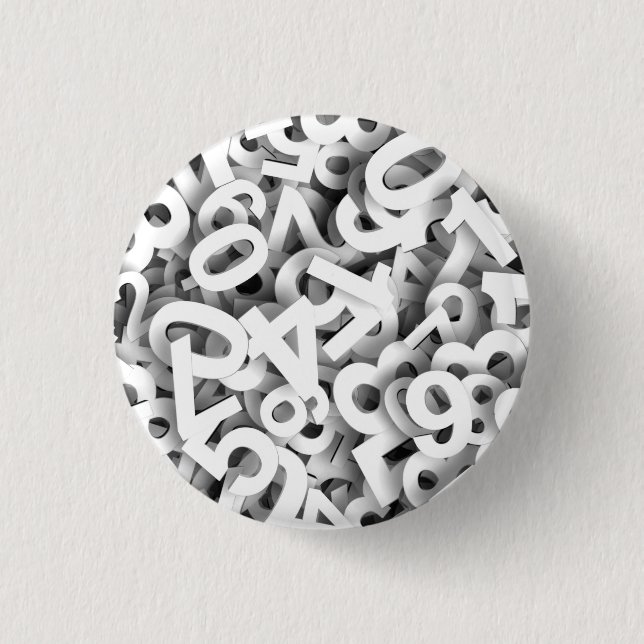 BÓTON REDONDO 2.54CM NÚMEROS 3 (Frente)