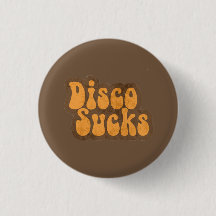 O disco retro do vintage suga o Pin afligido da