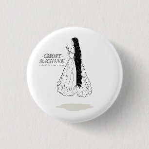 Bóton Redondo 2.54cm O fantasma em meu botão de "Ghostbot" da máquina