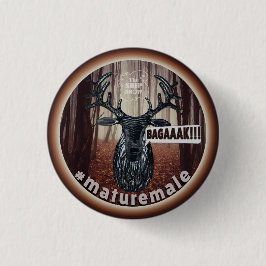 Bóton Redondo 2.54cm O Homem Maduro