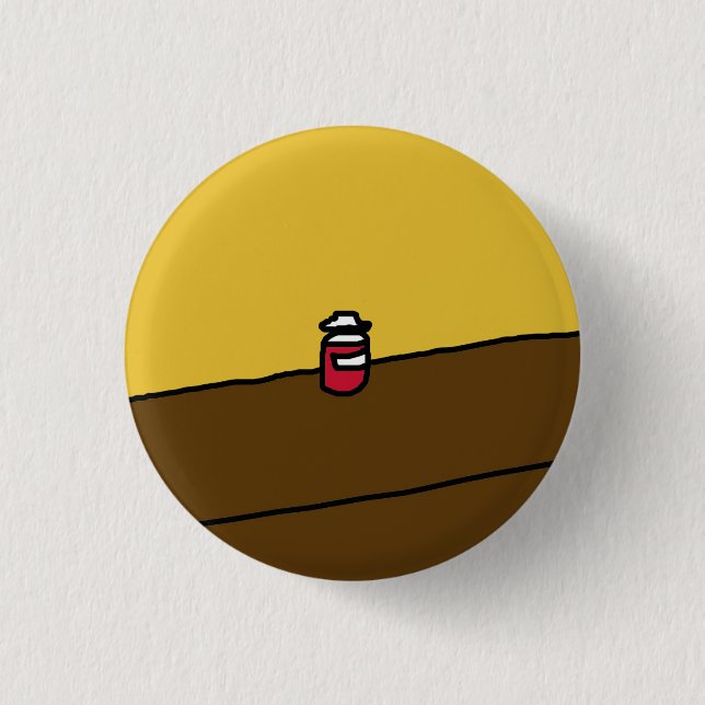 Bóton Redondo 2.54cm O Jam Emblema de Desenho Engraçado (Frente)