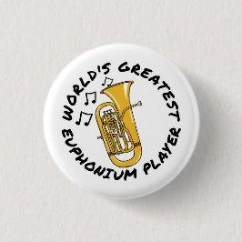 Bóton Redondo 2.54cm O maior jogador de Eufonio do mundo, músico de lat