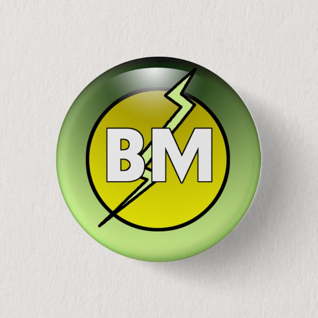 Bóton Redondo 2.54cm O melhor homem (Frente)