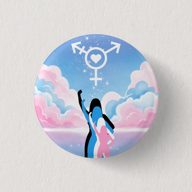 Bóton Redondo 2.54cm O Sinal Trans (Frente)