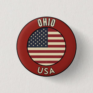 Bóton Redondo 2.54cm Ohio Estados Unidos da América