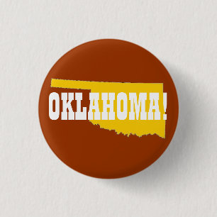 BÓTON REDONDO 2.54CM OKLAHOMA!
