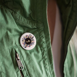 Bóton Redondo 2.54cm Olá outono