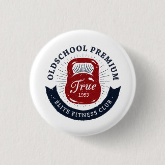 Bóton Redondo 2.54cm Old School Premium True 1953 Elite Fitness Club