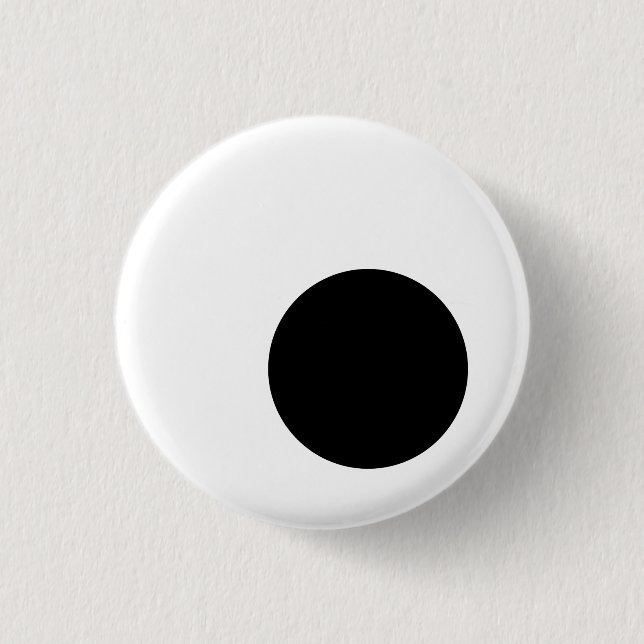 Bóton Redondo 2.54cm Olhos Googly 2 de 2 Botões (Frente)
