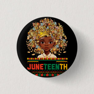 Bóton Redondo 2.54cm Orgulho Africano do 19º Dia Nacional da Independên