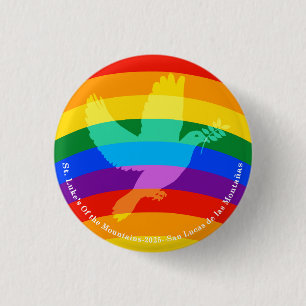 Bóton Redondo 2.54cm Orgulho da Paz 2025