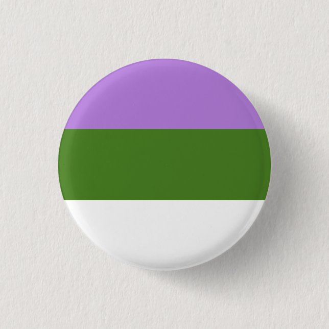 BÓTON REDONDO 2.54CM ORGULHO DE GENDERQUEER (Frente)