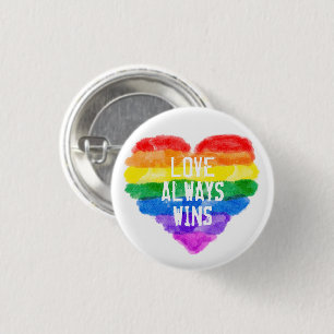 Bóton Redondo 2.54cm Orgulho gay LGBT