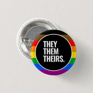 Bóton Redondo 2.54cm Orgulho LGBTQPOC da Filadélfia